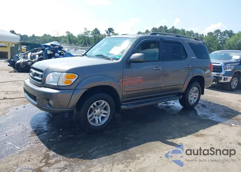 2004 Toyota Sequoia Limited V8 из США, поврежденный, VIN 5TDBT48A84S231767